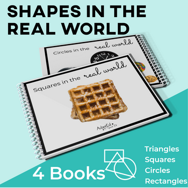 Shapes in the Real World 4 Book Set (Printable PDF) - AdaptEd4SpecialEd